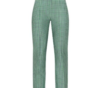 Röhnisch Clubhouse Highwater Slacks Minicheck Green