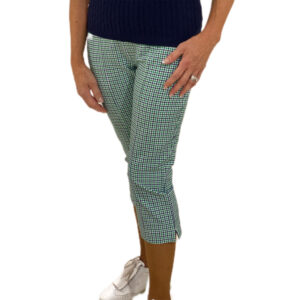 Röhnisch Clubhouse Capri Minicheck Green