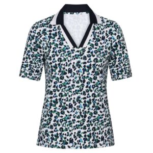 Röhnisch Essential Poloshirt Leo Blue/Green