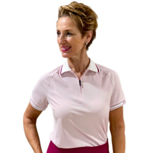 Röhnisch Rib Poloshirt Cradle Pink