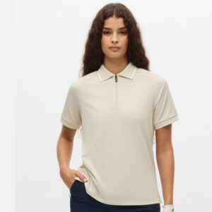 Röhnisch Rib Poloshirt Oatmeal
