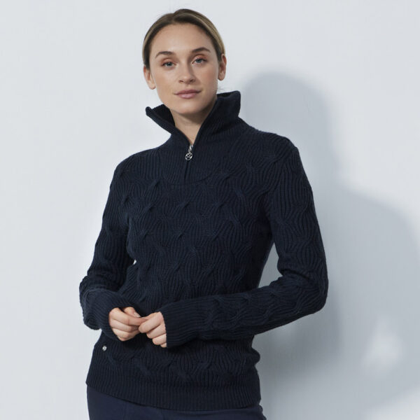 Daily Sports Ermont Ladies Pullover Lined Navy