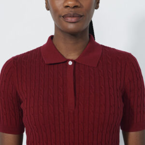 Daily Sports Madelene Poloshirt Winery - Afbeelding 3