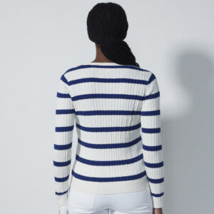 Daily Sports Stripe Madelene Pullover Power Blue – Bild 3