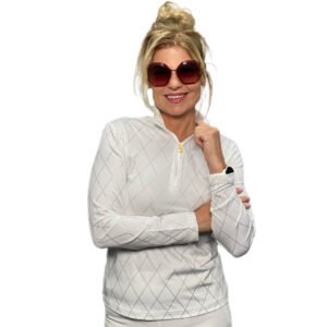 Daily Sports Tempo Longsleeve Half Neck White - Afbeelding 2
