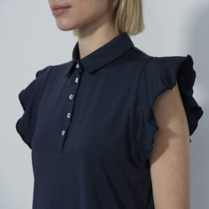 Daily Sports Luxe Sleeveless Poloshirt Navy - Afbeelding 2
