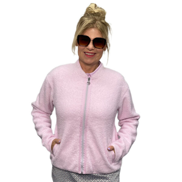 Daily Sports Pile Jacket Pink