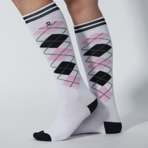 Daily Sports Knee Socks White