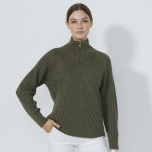 Daily Sports Hudson LS Pullover Lined Kalamata Green