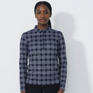 Daily Sports Checked Longsleeve Poloshirt