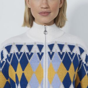 Daily Sports Placed Argyle Cardigan Lined – Bild 2