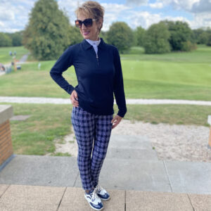 Daily Sports Printed Magic Warm Check Navy – Bild 3