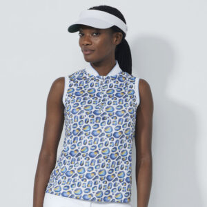 Daily Sports Printed Sl Poloshirt Water Leo
