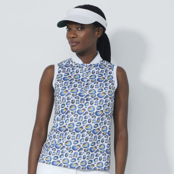 Daily Sports Printed Sl Poloshirt Water Leo