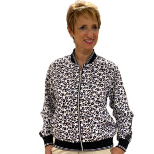 Daily Sports Bomber Jacket Leo Contrast