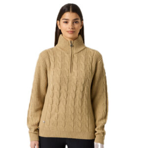 Daily Sports Cable LS Pullover Lined Bark