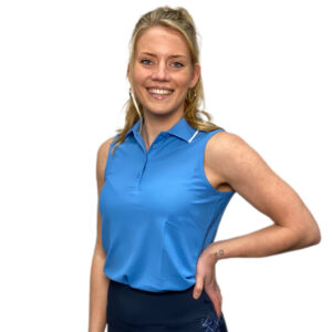 Röhnisch Miriam Sleeveless Poloshirt Pacific Coast – Bild 2