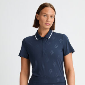 Röhnisch Deni Poloshirt Navy - Afbeelding 2