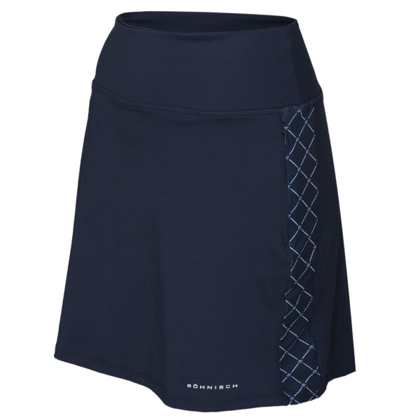 Rohnisch Nicky Skort Micro R Check Navy