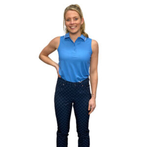 Röhnisch Miriam Sleeveless Poloshirt Pacific Coast – Bild 3