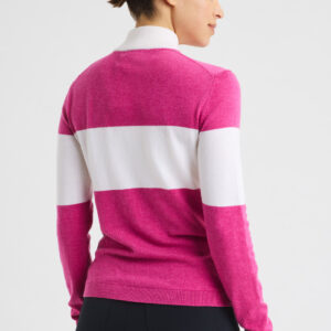 Rohnisch Kora Knitted Half Zip Rose – Bild 3