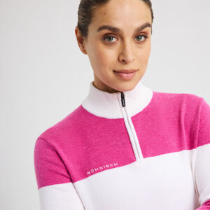 Rohnisch Kora Knitted Half Zip Rose – Bild 4