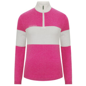 Rohnisch Kora Knitted Half Zip Rose