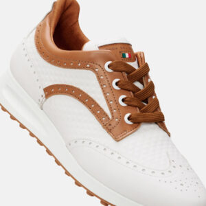 Duca del Cosma Serena Damesschoen White/Cognac - Afbeelding 4