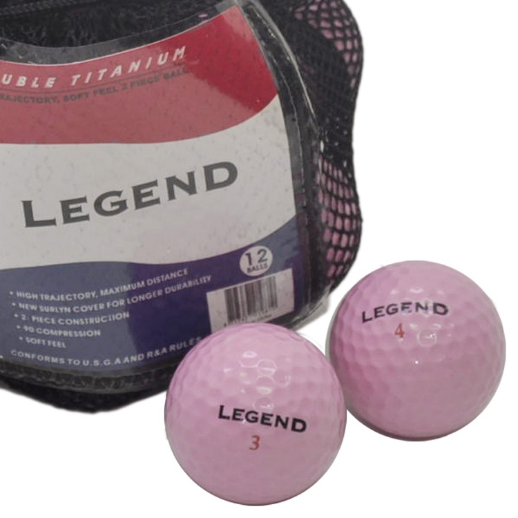 Birma wolf toelage Legend golfballen roze 12 stuks