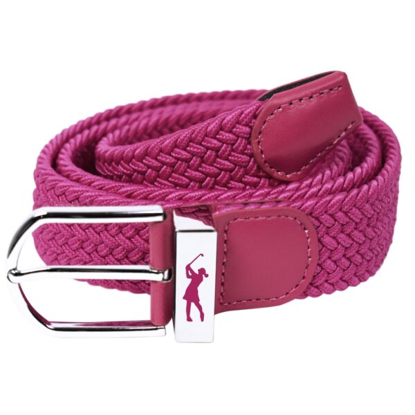 Hot Pink Stretch Golf Belt Lady Golfer