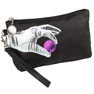 Sydney Love Cosmetic Wristlet Magenta Ball and Glove