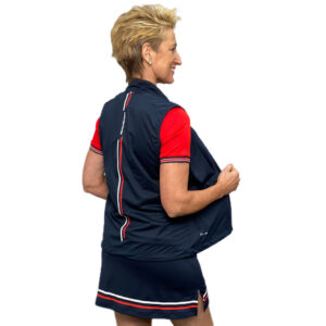 Cross Sportswear Wind Vest Navy - Afbeelding 2