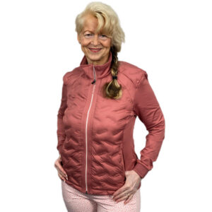 Abacus Ladies Portrush Hybrid Jacket Dusty Rose