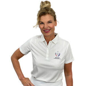 Abacus damespolo White Solheim 2026