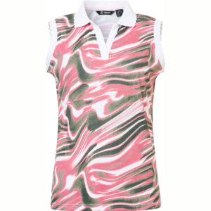 Abacus Victoria Drycool Sleeveless Poloshirt Energy – Bild 5