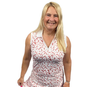 Abacus Victoria Sleeveless Poloshirt Dusty Rose