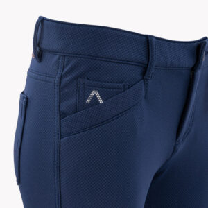 Alberto Jana Cosy Jersey Check WR Navy - Afbeelding 3