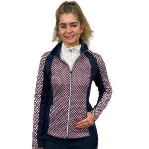 Luhta Kaipola Jacket Red Navy
