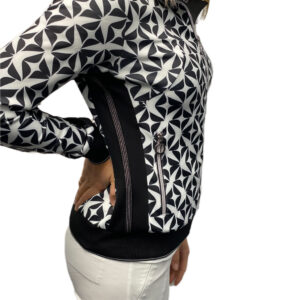 Luhta Illinsaari Jacket Black White – Bild 4