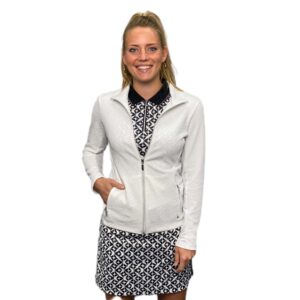 Luhta Ilmoila Mouwloze Polo zwart wit - Afbeelding 2