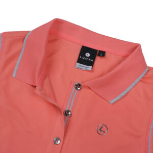 Luhta Kivisaari Mouwloos Poloshirt Koraal Rood - Afbeelding 4