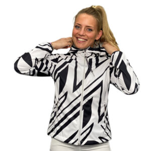Luhta Ahvionsaari Jacket White Black – Bild 3