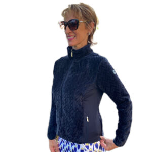 Luhta Ikaala Fleece Vest Dark Blue