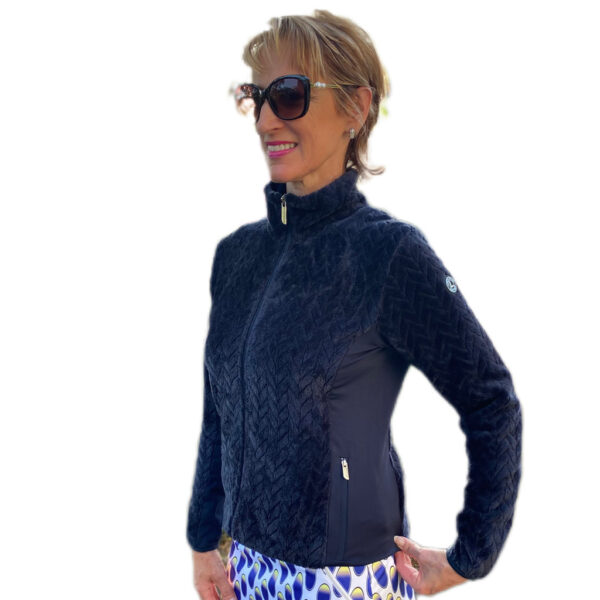 Luhta Ikaala Fleece Vest Dark Blue