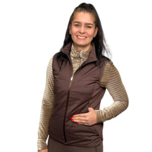 Luhta Akonvesi Bodywarmer Dark Brown