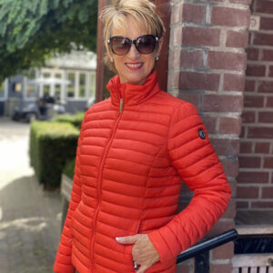 Luhta Hietoinen Damesjack Coral Red/Orange - Afbeelding 2