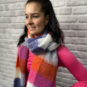 Luhta Naanjoki Shawl Dark Blue - Afbeelding 3