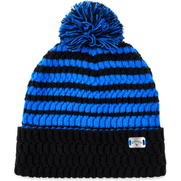 Callaway Pom Pom Beanie Black Blue