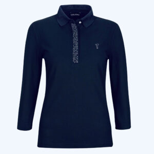 Golfino The Melania 3/4 Sleeve Polo Navy