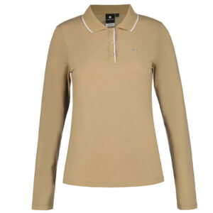 Luhta Hartikkala Polo Longsleeve Camel - Afbeelding 5